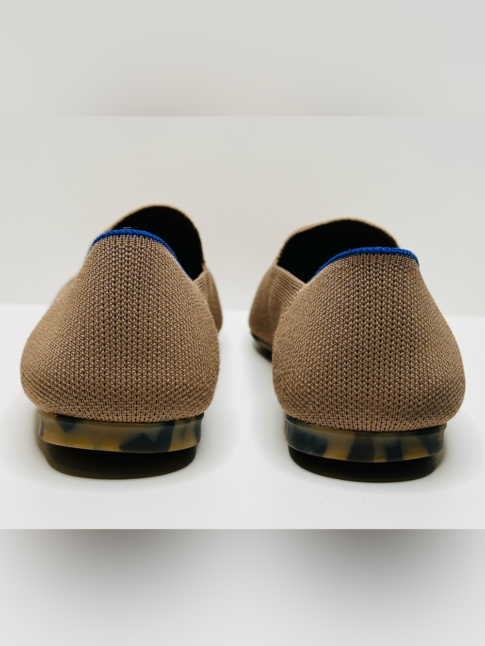Rothy's The Almond Loafer In Portobello Brown Tan Taupe Shoe Flat - Picture 9 of 16